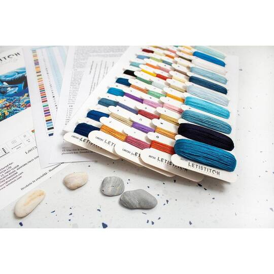 LetiStitch Underwater Ballet Counted Cross Stitch Kit